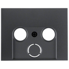 Накладка до антенної розетки 2/3 отвори, колір антрацит, матовий, K.1 Berker 12017016