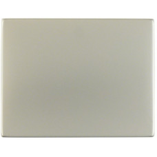 Клавіша 1Х, колір нержавіюча сталь, метал, матовий, K.5 Berker 14057004