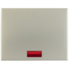 Клавіша 1Х з лінзою, колір нержавіюча сталь, метал, матовий, K.5 Berker 14157004