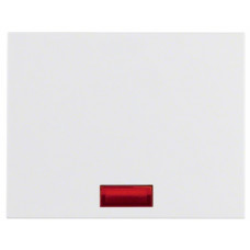 Клавіша 1Х з лінзою, колір пол.білизна, глянець, K.1 Berker 14157009