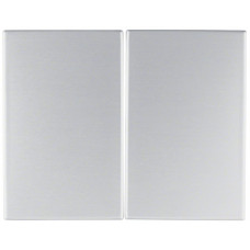 Клавіша 2Х, колір алюміній, метал, матовий, K.5 Berker 14357003