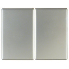 Клавіша 2Х, колір нержавіюча сталь, метал матовий, K.5 Berker 14357004