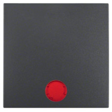 Клавіша 1Х з лінзою, колір антрацит, матовий, S.1 Berker 16211606