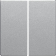 Клавіша 2Х, колір алюміній, бархатний лак, Q.х Berker 16236084