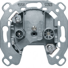 Розетка антенна, 2 отвори, прохідна Berker 451510