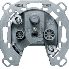 Розетка антенна, 3 отвори, окрема Berker 452210