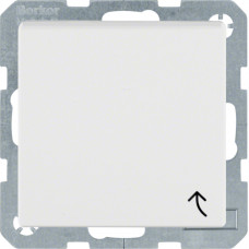 Розетка з з/к з кришкою, колір пол.білизна, матовий, S.1 Berker 47511909