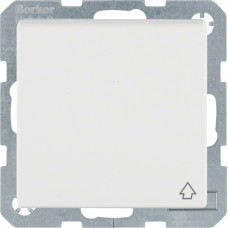 Розетка з з/к з кришкою, 16А/250В, колір пол.білизна,бархатний лак, Q.х Berker 47516069