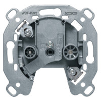 Розетка антенная, 2 отверстия, отдельная Berker WDF4592