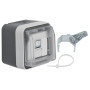 Розетка UAE 8-полюсн. екранована, Кат.6 клас E, IP55, сіра, W.1 Berker WNC226