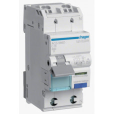Диференційний автоматичний вимикач QC 1P+N 6kA C-16A 10mA A, Hager ACS966D