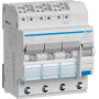 Диференційний автоматичний вимикач 3x(1P+N) 6kA C-16A 30mA тип-А QuickConnect, Hager ADZ366D