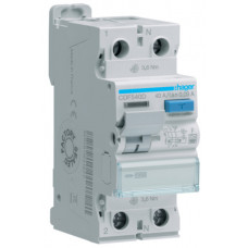 Пристрій захисного відключення ПЗВ 2P, 40A, 30 mA, F, 10kA, 2м, Hager CDF540D