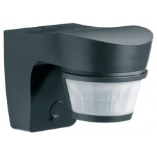 Датчик руху зовнішньої установки, чорний, IP55, 140 град, 12 м, Hager EE821