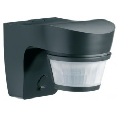 Датчик руху зовнішньої установки, чорний, IP55, 200 град, 12 м, Hager EE831