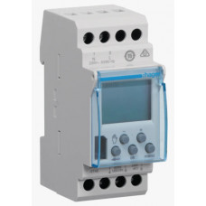 Таймер цифровий тижневий, 1-канал + Bluetooth, запас ходу 5 років, Hager EGN103