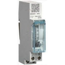 Таймер модульний аналоговий добовий 16А, 1НВ, без резерва ходу, 1М, Hager EHN010