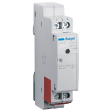 Імпульсне реле електронне з двома окремими вх., 1НВ, 16А / 8-24В 1м Hager EP411