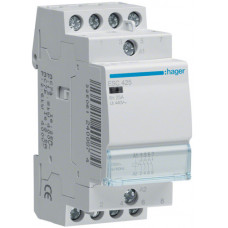Контактор 25A, 4НВ, 230В, 2м Hager ESC425