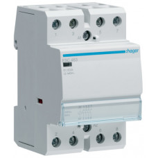 Контактор 63A, 4НВ, 230В, 3м Hager ESC463