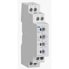 Реле контролю напруги та фаз, 1P+N / 3P+N, 1 перекид.контакт, Hager EUD100