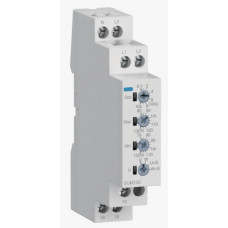 Реле контролю фаз та напруги без затр. на увімкн., 1P+N/3P+N, 1 перекид.контакт, Hager EUM100