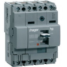 Автоматичний вимикач x160, In=16А, 4п, 18kA, Тфікс./Мфікс. Hager HDA017L