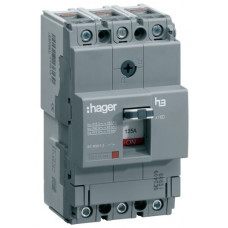 Автоматичний вимикач x160, In=32А, 3п, 18kA, Тфікс./Мфікс. Hager HDA032L