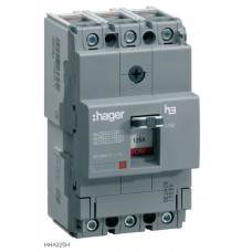 Автоматичний вимикач x160, In=25А, 3п, 25kA, Трег./Мфікс. Hager HHA025H