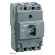 Автоматичний вимикач x160, In=40А, 3п, 25kA, Трег./Мфікс. Hager HHA040H