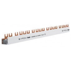 Шина з'єднувальна вилочна, 4-полюсна на 57 модулів, з ізоляцією, 10мм2 Hager KDN463B