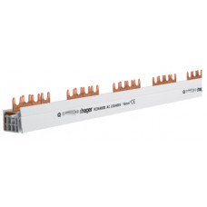 Шина з'єднувальна вилочна, 4-полюсна на 57 модулів, з ізоляцією, 16мм2 Hager KDN480B