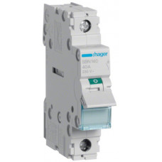 Вимикач навантаження 1-полюсний 40А/230В, 1м Hager SBN140