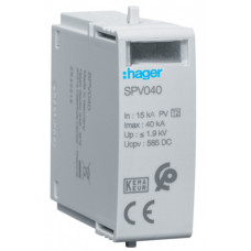 Вставний модуль T2 1P Фотоелектричний для SPV340, Hager SPV040