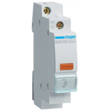 Індикатор LED 230В, жовтий, 1м Hager SVN123