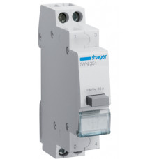 Вимикач кнопковий з поверненням 230В/16А, 1НВ+1НЗ, 1м Hager SVN351