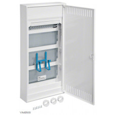 Щит 4-рядний для ММ-обладнання, з/у з металевими дверями, VOLTA Hager VA48NW