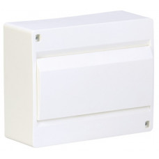 Щит наружного встановлення з білими дверцятами 8 мод. COSMOS Hager VD108PD