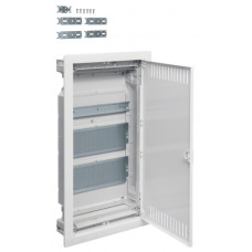 Щит 3-рядний для ММ-обладнання, в/у з металевими дверями, VOLTA Hager VU36NWB